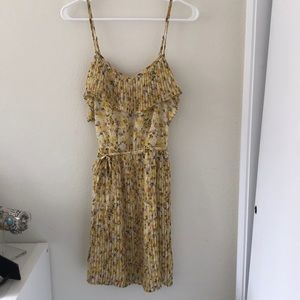 Cotton Candy Floral Pleated Dress